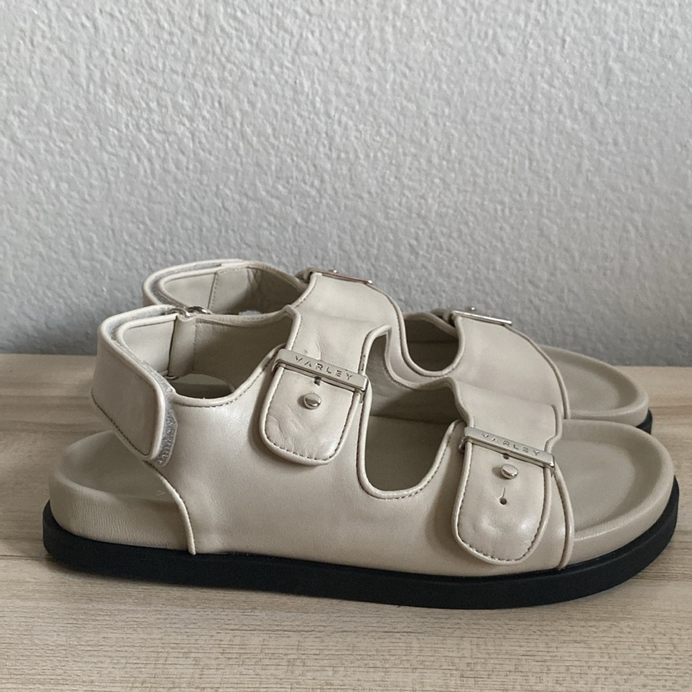 Varley NEW Corte Strap Sandals in Birch Size 37 | US 7 - Picture 8 of 16